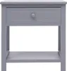 vidaXL Nočný stolík Grau 40 × 29 × 42 cm Paulownia Holz Náhľad obrázku produktu 2