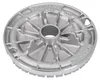 A silver metallic component, possibly a pulley or a disc, is shown against a white background. Produktbild-Vorschau