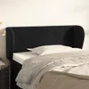 vidaXL Kopfteil mit Ohren Schwarz 103x23x78/88 cm Samt Produktbild-Vorschau 2