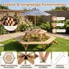 Set da giardino per bambini COSTWAY, adatto a 6 bambini, Anteprima dell’immagine prodotto 6