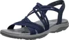 Skechers Reggae Slim - Sunnyside  Sandalen Plat - Blauw - Voir les images du produit 2