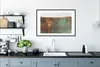 MuchoWow® Gerahmtes Poster Abstrakt - Luxus - Gold 90x60 cm Produktbild-Vorschau 4