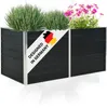 DELUKE® Hochbeet für Garten OSKAR Anthrazit | 160x80x77cm | Produktbild-Vorschau 1
