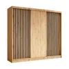 AX LIVING Cabinio Kleiderschrank Artisan Eiche Schwarz 240 Produktbild-Vorschau 1