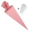 itenga Set Rosa Bastelschultüte Rohling 70 cm rund + Produktbild-Vorschau 1