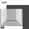 Dalsys Gefällekeil Dusche 98cm, Höhe 19mm, Links Silber Produktbild-Vorschau 5