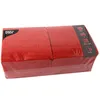 PAPSTAR Servietten 3-lagig 33x33 cm rot, 1/4-Falz | Folie Produktbild-Vorschau 4