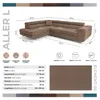 Ecksofa Luca L-Form Braun Velour Schlaffunktion Bettkasten Produktbild-Vorschau 7