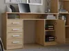 ADA Schreibtisch Eiche ARTISAN 125 cm 4 Schubladen Schrank Produktbild-Vorschau 3