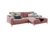 KAWOLA Ecksofa CARA Sofa Recamiere rechts Cord rosa Produktbild-Vorschau 5
