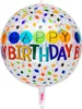 Oblique Unique Luftballon Happy Birthday für Kinder Produktbild-Vorschau 1