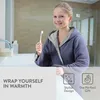 HOMELEVEL Kuschelfleece Bademantel für Kinder - Sherpa Produktbild-Vorschau 6