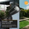 ENOVALITE LED Solar-Gartenstrahler 200 lm warmweiß schwarz Produktbild-Vorschau 19