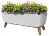BirnePower Pflanzkübel Gracia Case mit Füßen 39cm Anthrazit Produktbild-Vorschau 8
