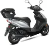 Motorroller Sonic 50 ccm 45 km/h, Euro 5, silber-schwarz, Produktbild-Vorschau 8