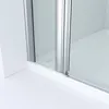 Duschwand Glas Faltbar 140 cm Walk in Dusche 6 mm Echtglas Produktbild-Vorschau 3