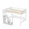 INONEFT Kinderbett Etagenbett 140x200cm mit Rausfallschutz Produktbild-Vorschau 11