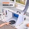 A spray booth with a turntable and figures on a countertop. Náhľad obrázku produktu