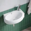 Waschbecken Aufsatzwaschbecken oval aus Keramik Weiß mit Produktbild-Vorschau 7