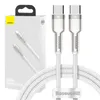 Baseus CATJK-C02 Mobiltelefonkabel Wei 1 m USB C Produktbild-Vorschau 5