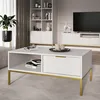 Couchtisch Seattle , Weiß, 80cm Produktbild-Vorschau 5