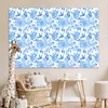 MuchoWow® Poster Blumen - Rosen - Blau - Muster 180x120 cm Produktbild-Vorschau 7