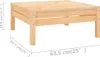 vidaXL 13-tlg. Garten-Lounge-Set Massivholz Kiefer Produktbild-Vorschau 7