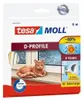 Samolepiace tesnenie s profilom D, 9 mm x 6 m, TESA "tesamoll®, biela Produktbild-Vorschau