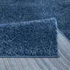 Shaggy Hochflor Teppich Wohnzimmer - 230x320 cm - Blau - Produktbild-Vorschau 6