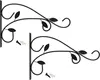 com-four® 8x Wandhalterung - Haken für Blumentopf- mit Produktbild-Vorschau 2