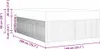 vidaXL Bettrahmen Hellgrau 140 x 200 cm Stoff Produktbild-Vorschau 8