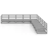 9-tlg. Garten-Lounge-Set Grau Kiefer Massivholz Produktbild-Vorschau 1