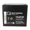 Q-Batteries 12LCP-56, 12V, 56 Ah, AGM, hlubokovýbojová Náhled obrázku produktu 3