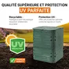 KIT composteur thermo-king vert + grille de fond - 900L Voir les images du produit 9
