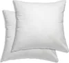 2er Set Kissenbezug Kissenhülle 80x80 cm weiß Uni Produktbild-Vorschau 1