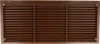 Kunststofflüftungsgitter Ausführung Nußbaum 290mm x 125mm Produktbild-Vorschau 3