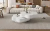 Sweiko 74.8x67.5x31cm Table basse en forme de fleur, Voir les images du produit 14