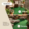 Tapiso Rasenteppich PEMBA Grün Höhe: 4mm Balkon Terrasse Produktbild-Vorschau 8