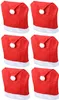 Novaliv Weihnachten Stuhlhussen 6er Set I Rot I Produktbild-Vorschau 1