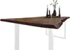 Esstisch Baumkante Massiv Akazie nussbaum 220 x 100 weiß Produktbild-Vorschau 2
