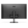 The back of a black AOC computer monitor on a white background. Podgląd zdjęcia produktu
