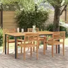 vidaXL Tisch für Outdoor Natürlich und Schwarz 180 x 90 x Produktbild-Vorschau 2