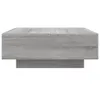 vidaXL Couchtisch Grau Sonoma 80x80x31 cm Holzwerkstoff Produktbild-Vorschau 5