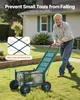 SucceBuy Gartenrollsitz mit Stauraum, belastbar bis 180 kg, Produktbild-Vorschau 4