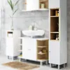 Kúpeľňová skrinka Vicco Aquis biely 30 x 190 cm, Model Náhľad obrázku produktu 5