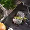 com-four® 3x Teezangen, Teeei in Kugelform aus rostfreiem Produktbild-Vorschau 3