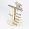 Heikoeco® wellensittich spielzeug, Holz, mit Leiter & Produktbild-Vorschau 2