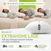 Juskys Kissen 40x80 cm für Bett - 2er Set Kopfkissen mit Produktbild-Vorschau 5