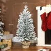 HOMCOM Miniaturowe sztuczne drzewko świąteczne, 90 cm, Podgląd zdjęcia produktu 3
