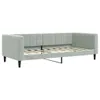 vidaXL Tagesbett Hellgrau 90x190 cm Samt Produktbild-Vorschau 1